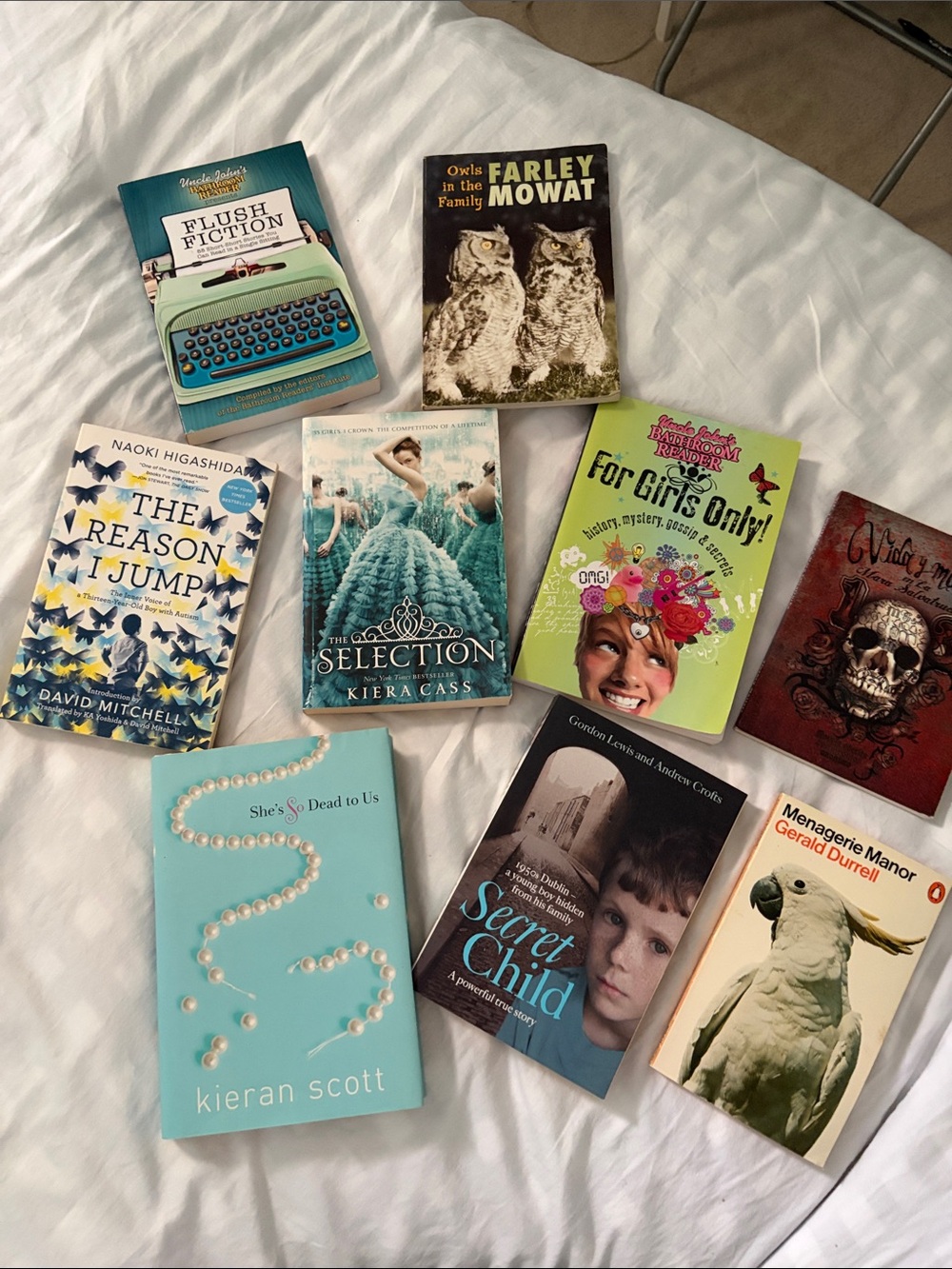 Mixed Paperback Book Lot — Assorted Colorful Covers